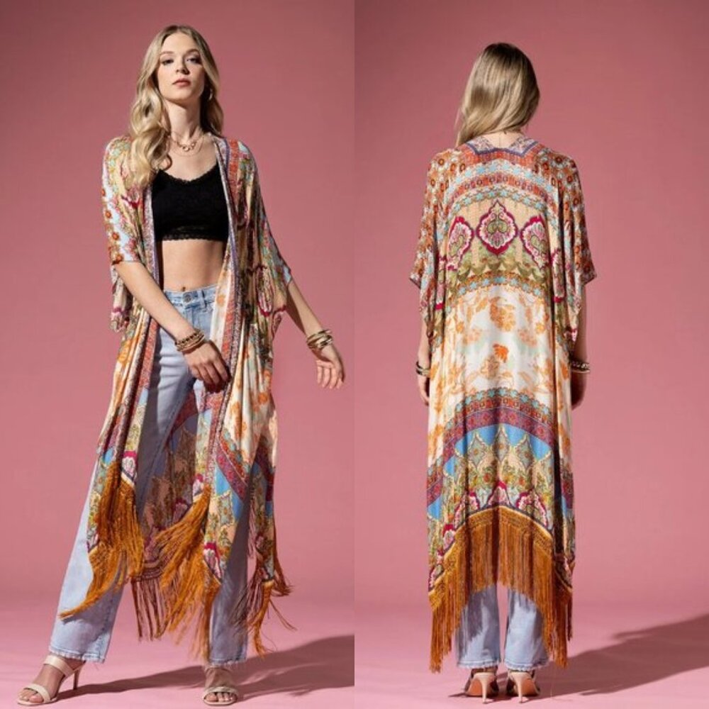 Damask Dream Kimono